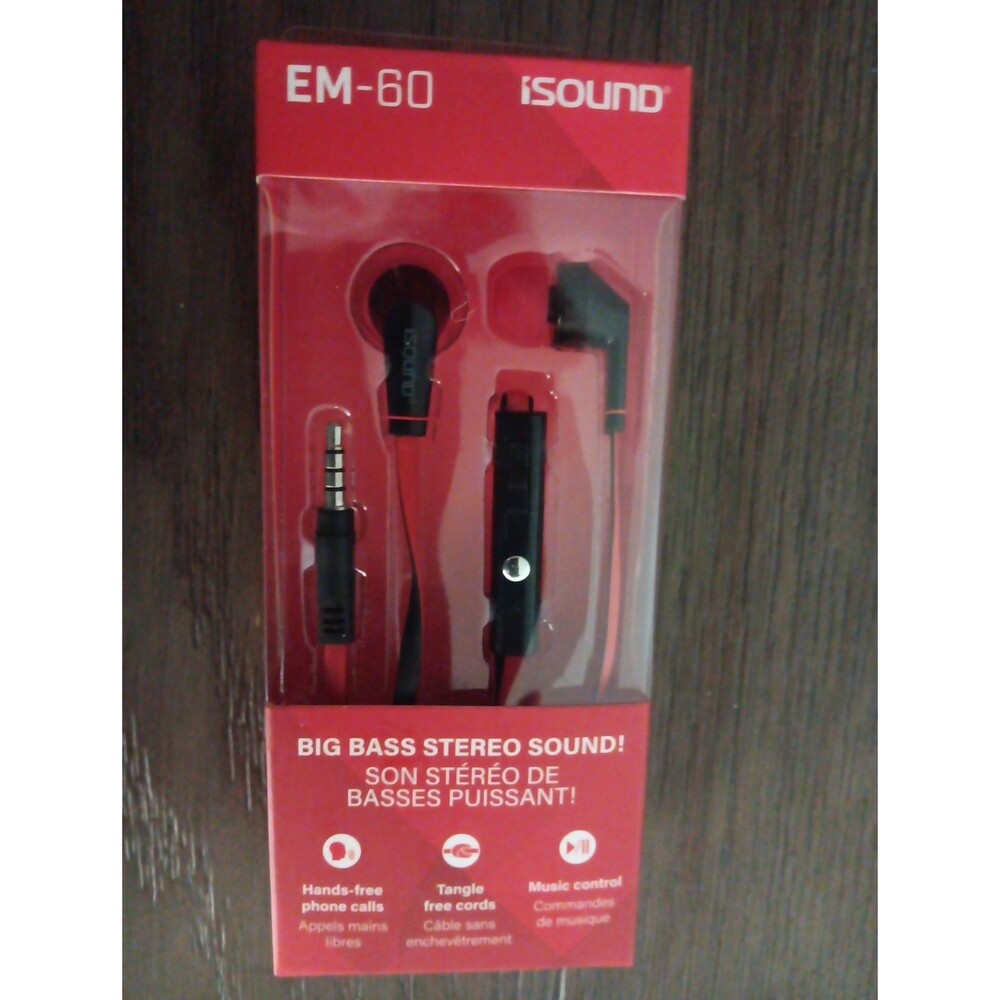 isound wired ear buds EM-60